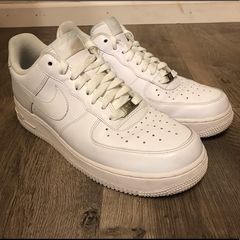 Nike Air Force 1 White Sneakers Low Top 315122-111